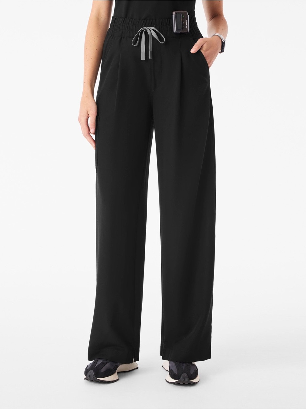 FIGS Shelby Ultra-High-Rise Wide-Leg Scrub Pant MTall NWT